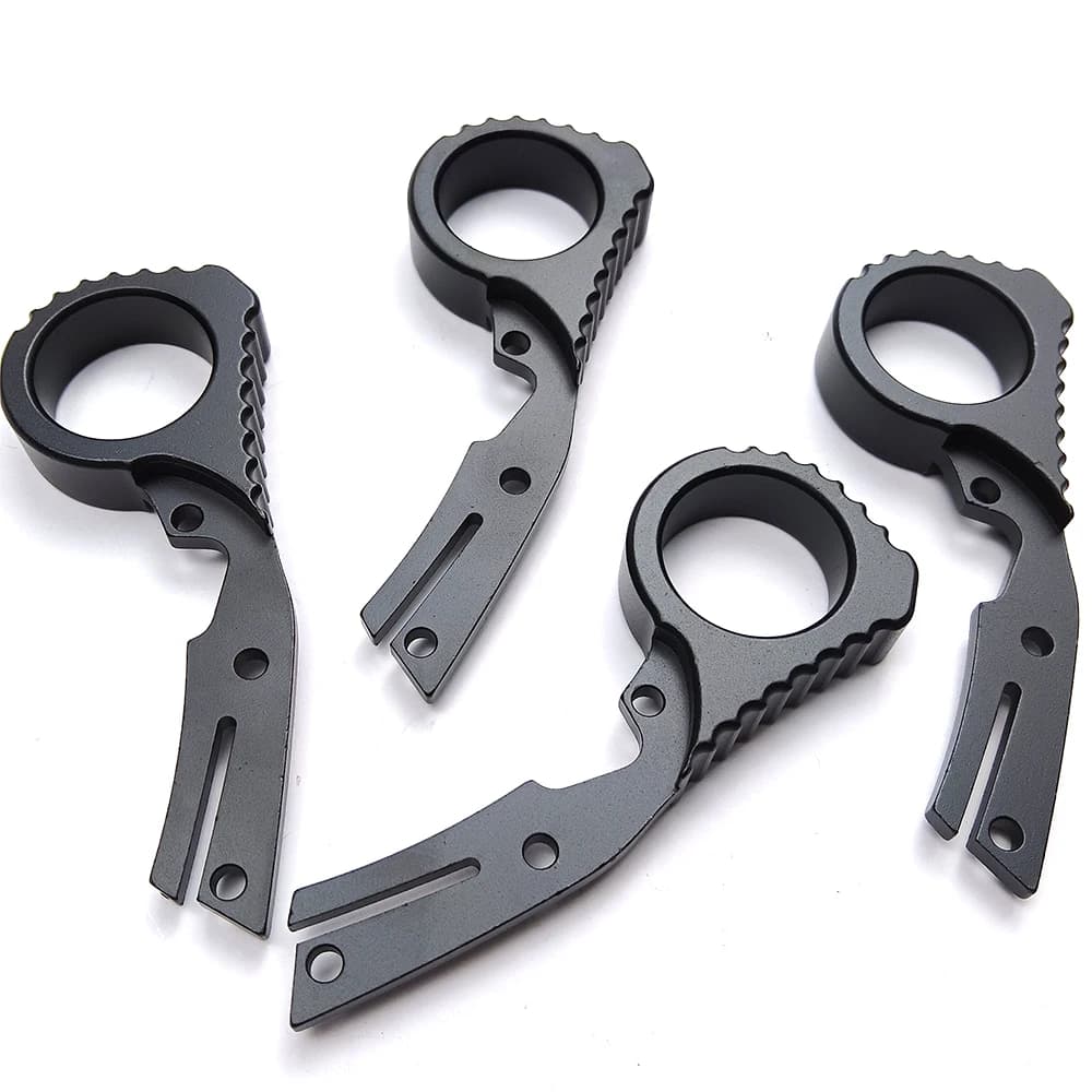 Black Aluminium Alloy Signet Ring for Knife Handle Parts, Just Suitable for Genuine C10/C11