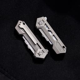Titanium Alloy Pocket Cutter Knife Unpacking Camping Pocket Outdoor Tools Utlity Knife EDC