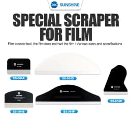 SUNSHINE SS-064 Auto Cutting Plotter Machine Universal Scrapers Tools for Screen Front Protective Back Film Cut Sticker
