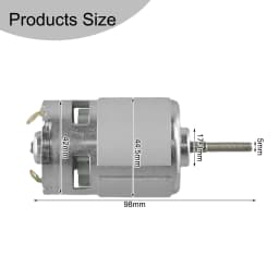 1 X Garden Equipment 755 Motor 12V Electric Lawn Mower Motor Fast Installation High Performance Lithium Battery