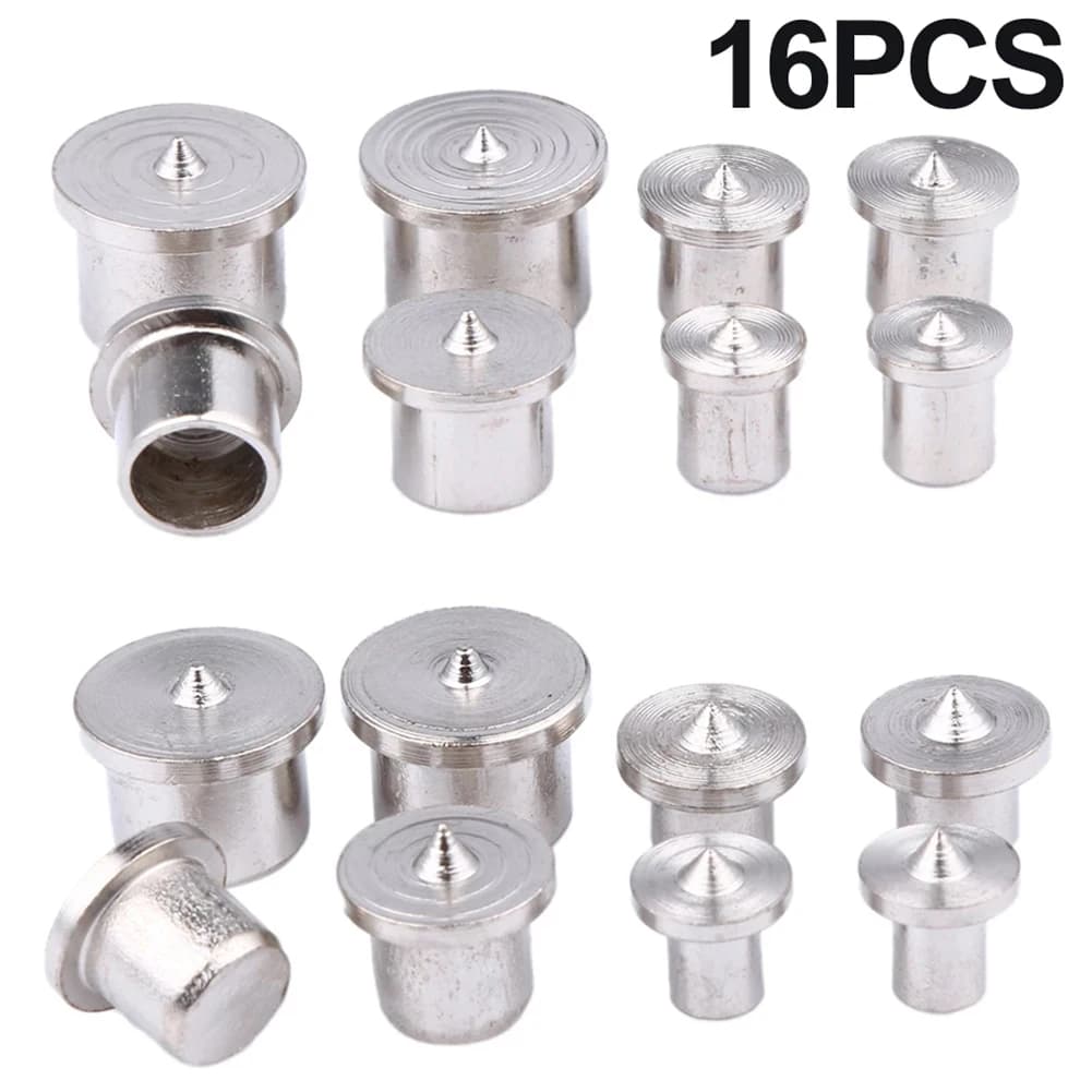Dowel Centre Point 10Pcs 6mm 8mm 10mm 12mm Locating Pins Fasteners Wood Timber Marker Hole Tenon Center Set For Soft Hard Wood