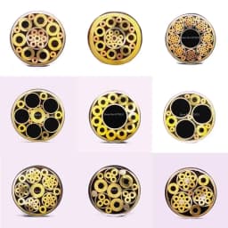 10mm Mosaic Pin Rivets for Knife Handle Screw Decorate 11 Kinds Design Exquisite Style Knife Handle Tool Length 90mm
