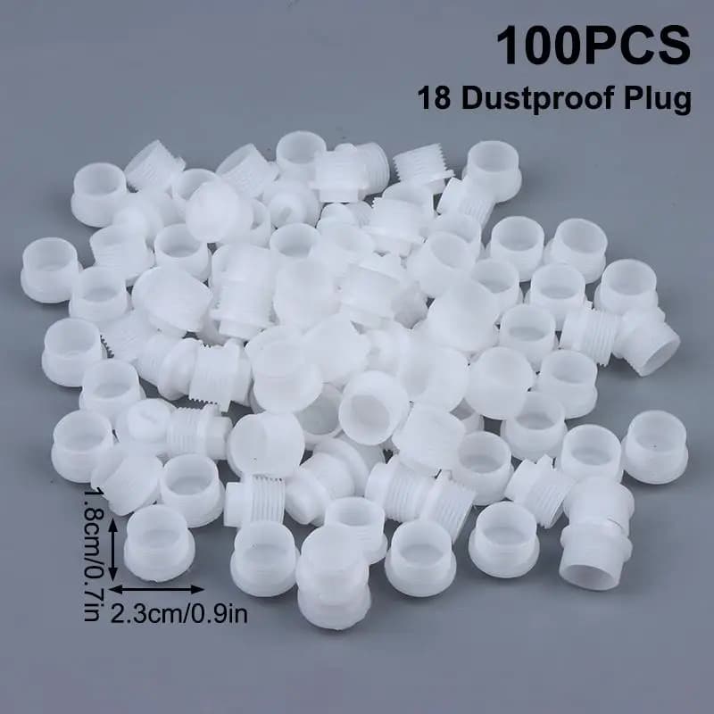 M12 M14 M16 M18 Injector Dust Cap for Common Rail System Flexible Fit for Auto Repair and Mechanics 100pcs