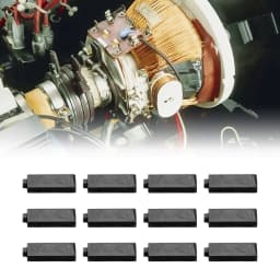 12pcs 4x5.5x17mm Carbon Brushes Fit For: Anchor Engine Electric Hair Dryer And Others, General Carbon Brushes Power Tools