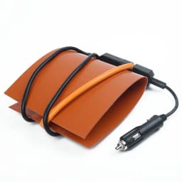 Flexible Silicone heating Pad Food Heater Hot Pizza 100W 65 degrees Delivery Bag Mat Orange Temperature Useful