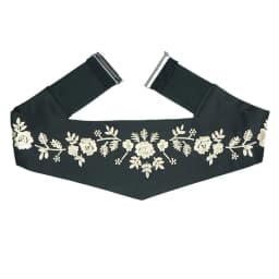 Chinese Tradtional Embroidery Flower Fabric Elastic Waistbands Women Elegant Wide Strechy Waist Belts Embroider Cinturon Flores