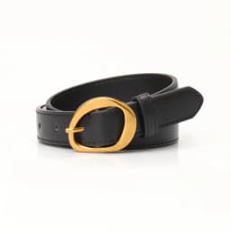 2.3x103cm Female Fashion Belt Simple Golden Metal Buckle Belt for Women Ladies Black Suit Jeans Dresses Clothing Accessories