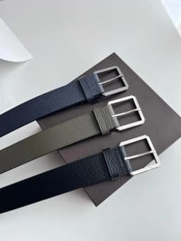 High Quality 3.5cm Leather Business Men Belt Luxury Brand Designer famous Belts for men Jeans Strap Male Metal Buckle Belt
