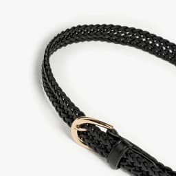 BEAUTODAY Woven Belts Women Ladies Genuine Cow Leather Metal Buckle Waistband Brand Designer Ladies Gifts Accessories 91091