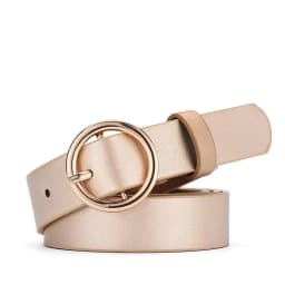 1PCS Korean Fashion Round Buckle Waist Belt High-end Versatile And Casual Fashion Skirt Decoration Waist Belt