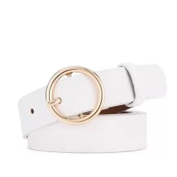 1PCS Korean Fashion Round Buckle Waist Belt High-end Versatile And Casual Fashion Skirt Decoration Waist Belt