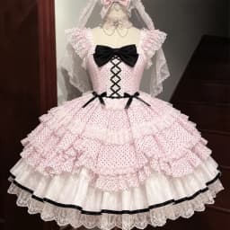 Summer Y2K Bandage Cake Dress Women Japanese Kawaii Lolita Strap Lace Bow Dress Retro Harajuku Fashion Clothing