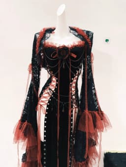 Lolita dress Gothic dress Punk dress vintage dress gothic clothes y2k fashion harajuku dress Lace dress y2k dress fairy grunge