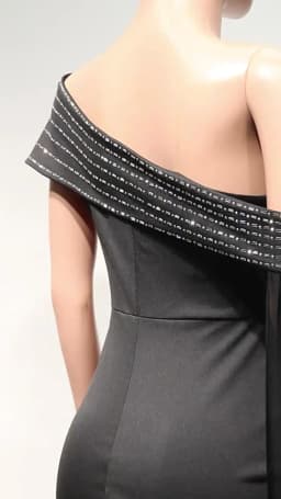 Doyerl Glitter Diamonds Wedding Guest Dress Women Evening Celebrity Off Shoulder Ribbon Elegant Night Club Party Long Dresses