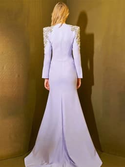 HIGH STREET Newest Fashion 2026 Designer Party Vestido Women's Diamonds Beaded Split Long Maxi Dress