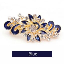 Accessories Women Girl Headwear Fashion Crystal Hair Clip Shinning Rhinestones Jewelry Peacock Hairpin