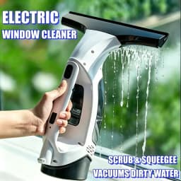 Handheld Electric Glass Cleaning Device Automatic Portable Glass Cleaning Tool Household Water Absorbing Glass Scraper