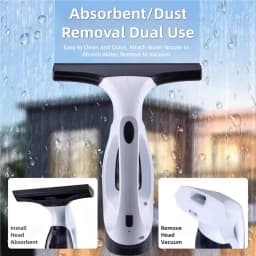 Handheld Electric Glass Cleaning Device Automatic Portable Glass Cleaning Tool Household Water Absorbing Glass Scraper