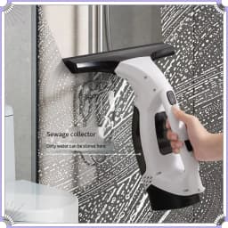 Handheld Electric Glass Cleaning Device Automatic Portable Glass Cleaning Tool Household Water Absorbing Glass Scraper