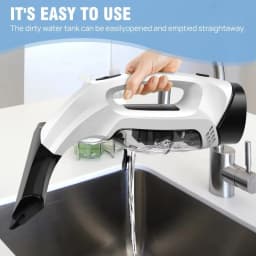 Handheld Electric Glass Cleaning Device Automatic Portable Glass Cleaning Tool Household Water Absorbing Glass Scraper