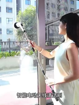 Household Cordless Multipurpose Spin Scrubber Kitchen Gadgets Hair Brushes Bathroom Broom Toilet Mops Electric Cleaning Brush