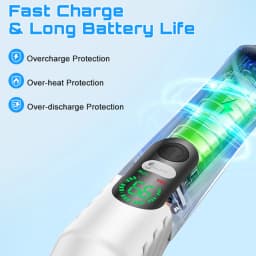 TINSOL 9-in-1 Multi-Function Electric Cleaning Brush Adjustable Automatic Rotating Scrubber Kitchen & Bathroom Cleaning Brush