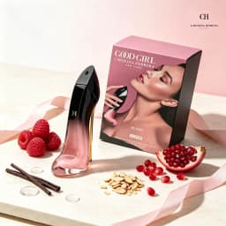 Good Girl Blush Carolina Herrera Women's Perfume, 2.7 oz 80 ml, | Citrus+Almond+Rose+Vanilla, Sweet but Not Greasy, Full of Vitality, Lasting 6-8 Hours of Daily Commuting/Spring/Summer Daily/Romantic Dating Sweet Vitality Choice