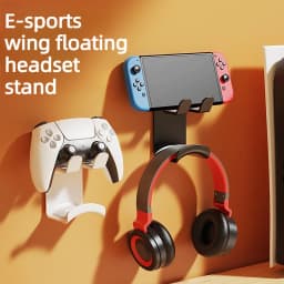 No Drilling Wall Mounted Game Controller Bracket Universal Game Controller Hanger Rack Holder for For Steam Controller2/PS5/PS4