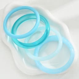 4 Pcs Bohemia Resin Bracelet Set For Women Fashion Beach Vacation Bangle Stackable Lightweight Jewelry For Party Daily Wear Gift