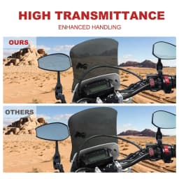 For Suzuki DR650 DRZ400S DRZ400SM Honda CRF250L Yamaha WR450F Motorcycle Windscreens Deflectors Windshield Deflector Protector