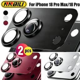 NNBILI 2Pcs For IPhone 18 Pro Max Camera Lens Protector - Premium 9H Tempered Glass With Strong Adsorption Case-Friendly Design
