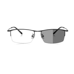 Trendy Men's Business Photochromic Myopia Sunglasses Unisex Fashion Anti-blue Light Near Sight Eyewear Minus Diopter Eyeglasses