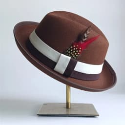Caramel Retro Men's Fedora Spring Hat Unisex Men's Bow Women's Curved Brim Wide Brim Sun Hat Straw Hat Beach Hat sombrero hombre