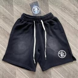 European and American Pure Cotton Flash Printing Casual Sports Men's and Women's Washing Shorts