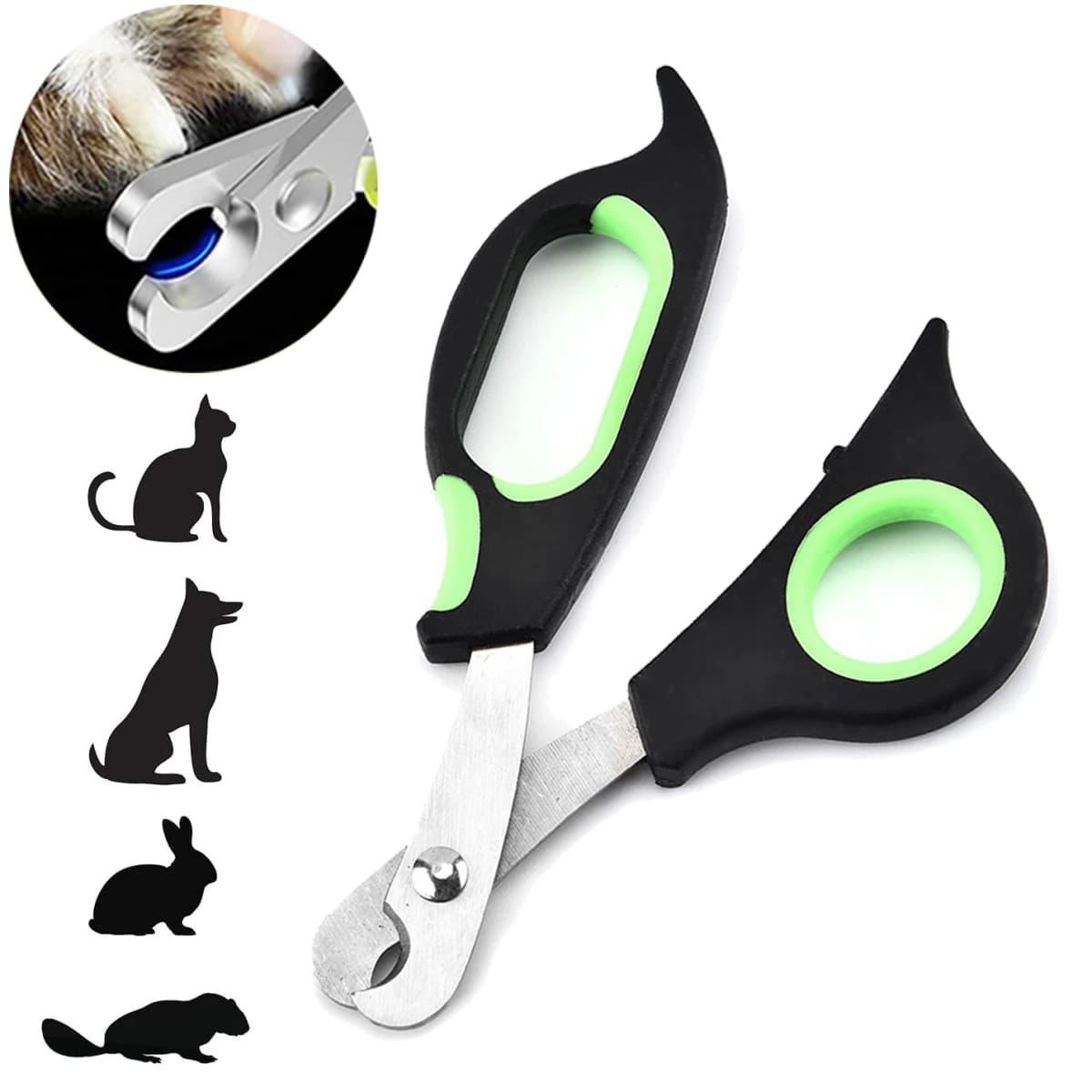 Dog Claw Trimmer Scissor Pet Nail Clipper For Cats Dogs Puppies Kittens Hamsters Rabbits Small Animals Grooming Supplies