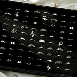 27Pcs/Lot New Fashion Rings For Women Geometry Heart Trendy Elegant Exquisite Charm Mix Style Jewelry Daily Holiday Party Gifts