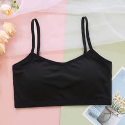 Adolescence Girls Brassiere Fixed Inner Pad Children Breast Care Girl Bra 8-16 Years Cotton Girl Underwears Bra For Teenage Girl