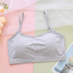 Adolescence Girls Brassiere Fixed Inner Pad Children Breast Care Girl Bra 8-16 Years Cotton Girl Underwears Bra For Teenage Girl