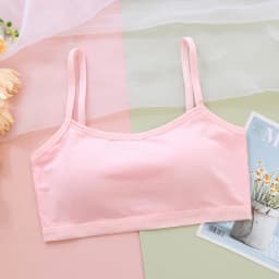 Adolescence Girls Brassiere Fixed Inner Pad Children Breast Care Girl Bra 8-16 Years Cotton Girl Underwears Bra For Teenage Girl