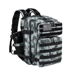 LHI 45L/35L/25L Tactical Backpack for Men and Women Waterproof Athlete Gym Outdoor Bag Travel Hiking Rucksack with Bottle Holder