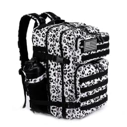 LHI 45L/35L/25L Tactical Backpack for Men and Women Waterproof Athlete Gym Outdoor Bag Travel Hiking Rucksack with Bottle Holder