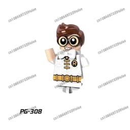 BEAST KINGDOM Clown Ivy Batman Harley Quinn Catwoman Robin Bricks Cartoon Character building block Birthday Present PG129