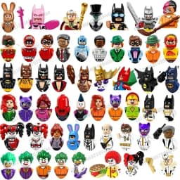 BEAST KINGDOM Clown Ivy Batman Harley Quinn Catwoman Robin Bricks Cartoon Character building block Birthday Present PG129