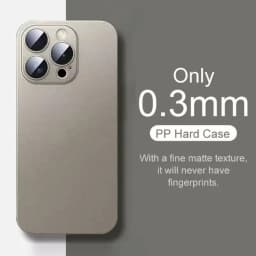 0.3mm Ultra Thin Clear Matte PP Hard Ultra Slim Case For Iphone 17 Air 17PRO 16 15 14 13 12 11 Pro Max Shell Silm Back Case