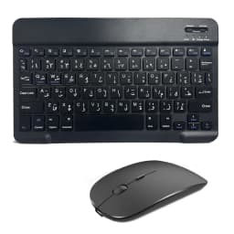 Wireless Keyboard Spanish French Azerty Russian Korean With N Mini Bluetooth For iPad Mac Tablet PC Phone Cell Laptop And Mouse