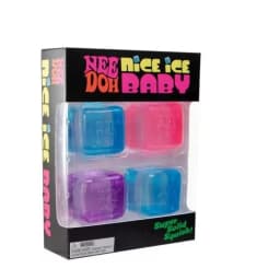 NewSchylling NeeDoh Halloween Teenie Mini Ice Cube 4‑Pack Fidget Sensory Maltose Slow‑Rebound Stress Anxiety Relief Squeeze Ball