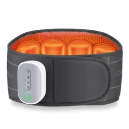 Cordless Back Massager Belt with Air Compression, 3 Massage Modes 4 Intensity Levels 4 Heat Settings, Heated Waist Wrap
