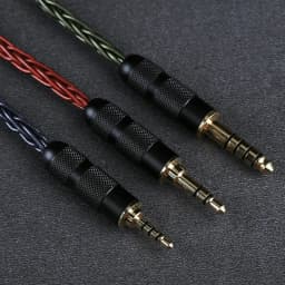 OPENHEART Orange 8 Core Earphone Cable 2.5/3.5/4.4mm MMCX/0.78 2Pin/QDC Silver Plated Copper Replace Upgrade Balanced Cable
