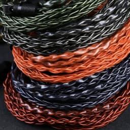 OPENHEART Orange 8 Core Earphone Cable 2.5/3.5/4.4mm MMCX/0.78 2Pin/QDC Silver Plated Copper Replace Upgrade Balanced Cable