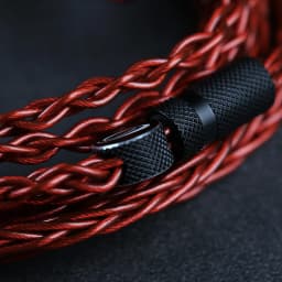 OPENHEART Orange 8 Core Earphone Cable 2.5/3.5/4.4mm MMCX/0.78 2Pin/QDC Silver Plated Copper Replace Upgrade Balanced Cable